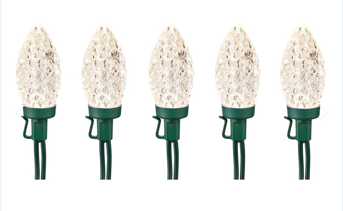 Guirnalda De Luces Navideñas Acrílicas