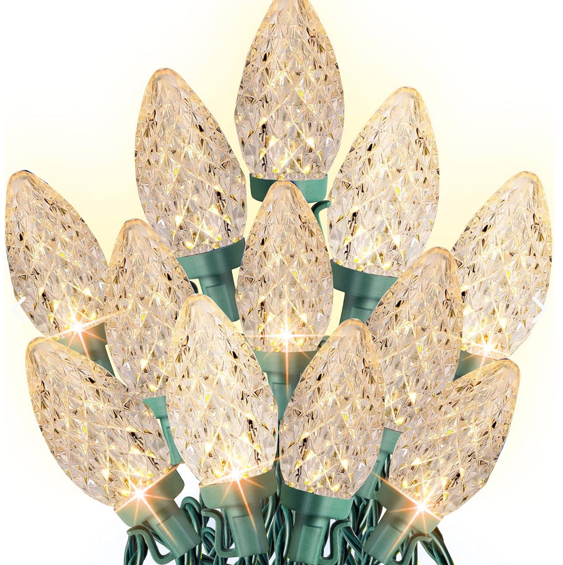 Guirnalda De Luces Navideñas Acrílicas