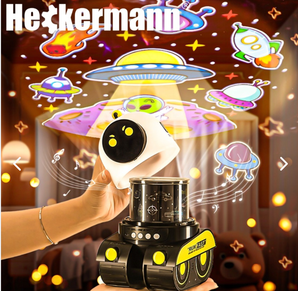 Proyector Robot carro