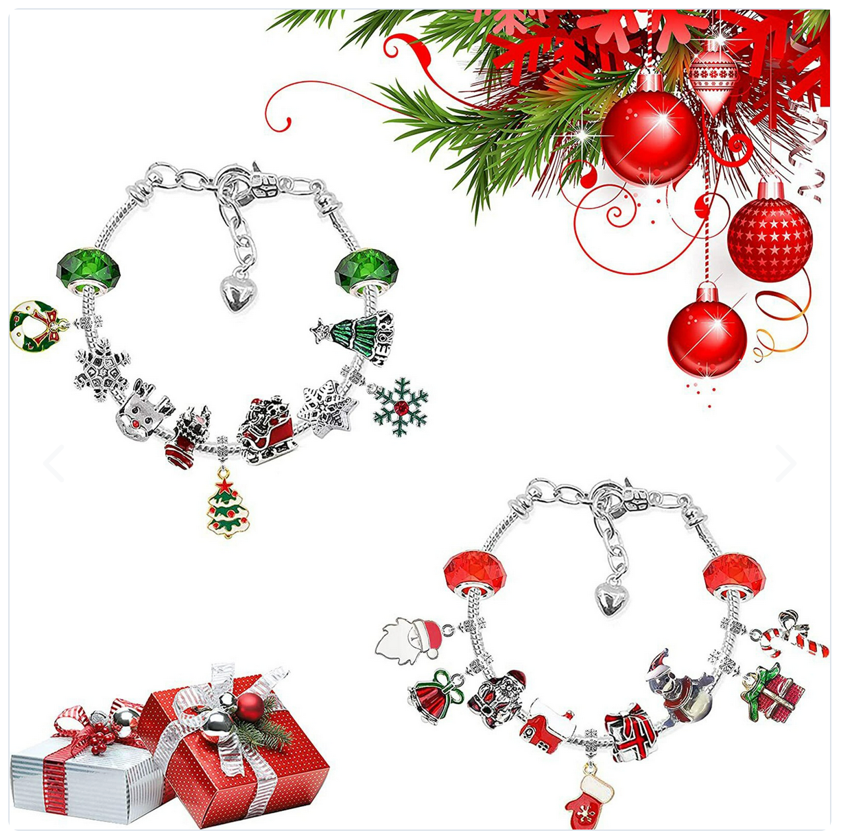 Pulseras Navideñas - Calendario de Adviento